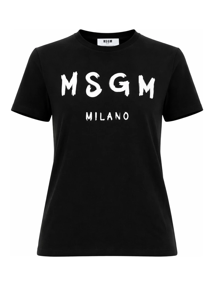 T-SHIRT CON LOGO PENNELLATO
