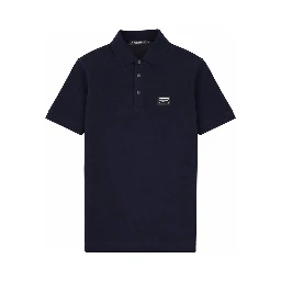 POLO CON PATCH LOGO