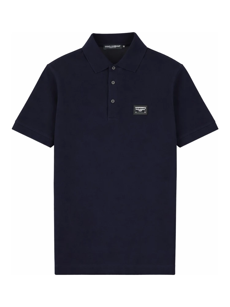 POLO CON PATCH LOGO