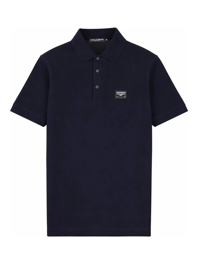 POLO CON PATCH LOGO