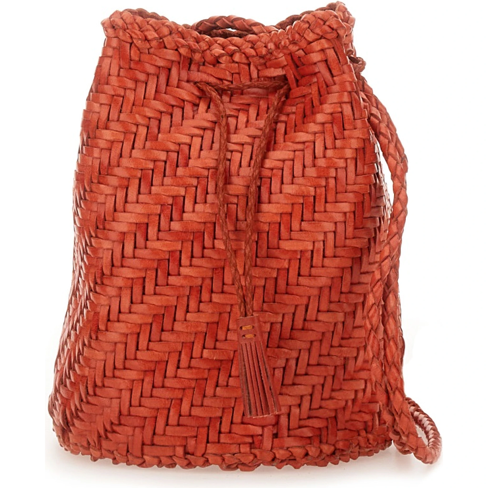 BORSA "POMPOM DOUBLE JUMP TAN"