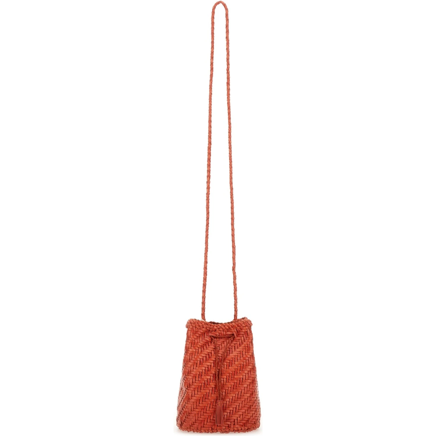 BORSA "POMPOM DOUBLE JUMP TAN"