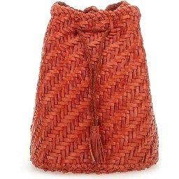 BORSA "POMPOM DOUBLE JUMP TAN"