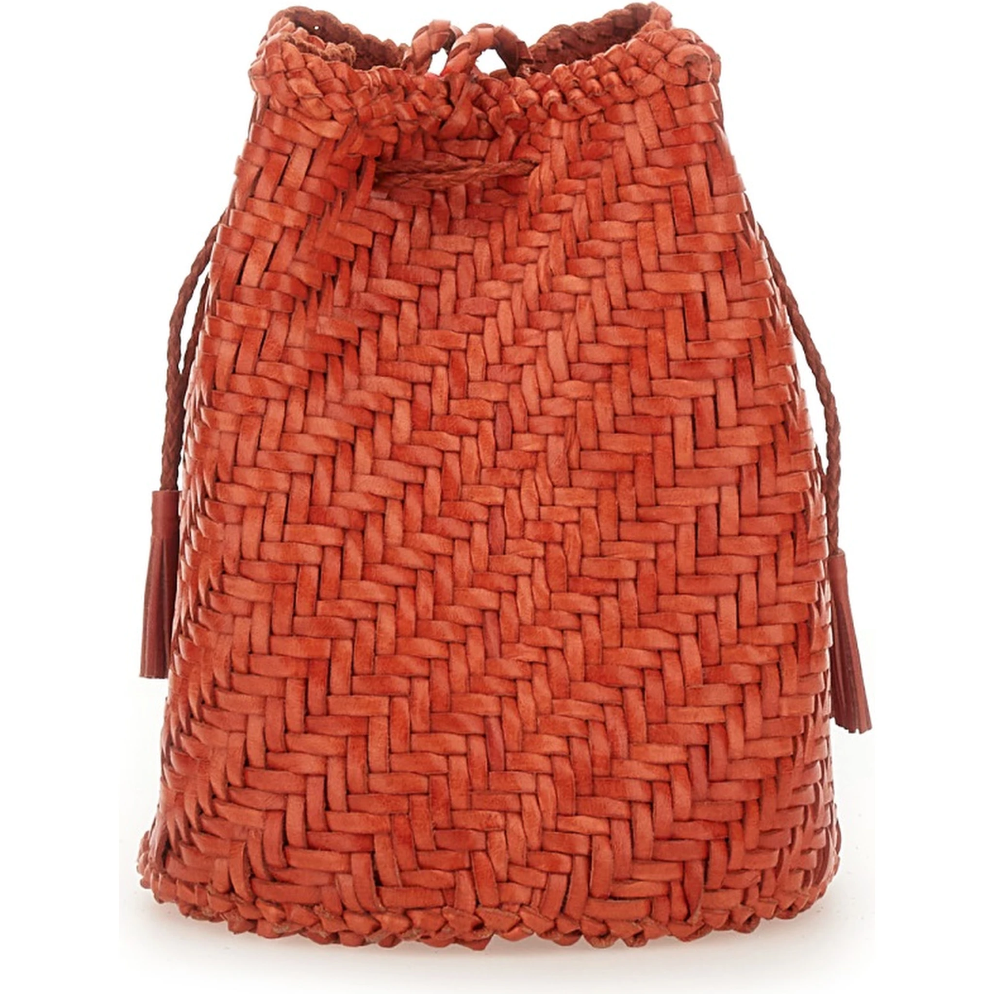 BORSA "POMPOM DOUBLE JUMP TAN"