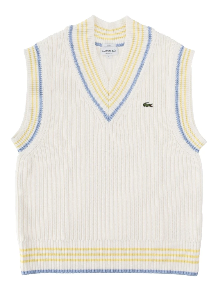 GILET IN MAGLIA CON LOGO