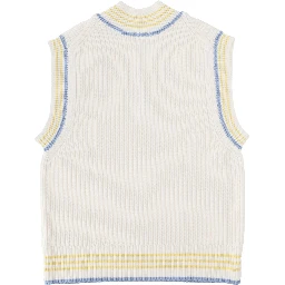 GILET IN MAGLIA CON LOGO