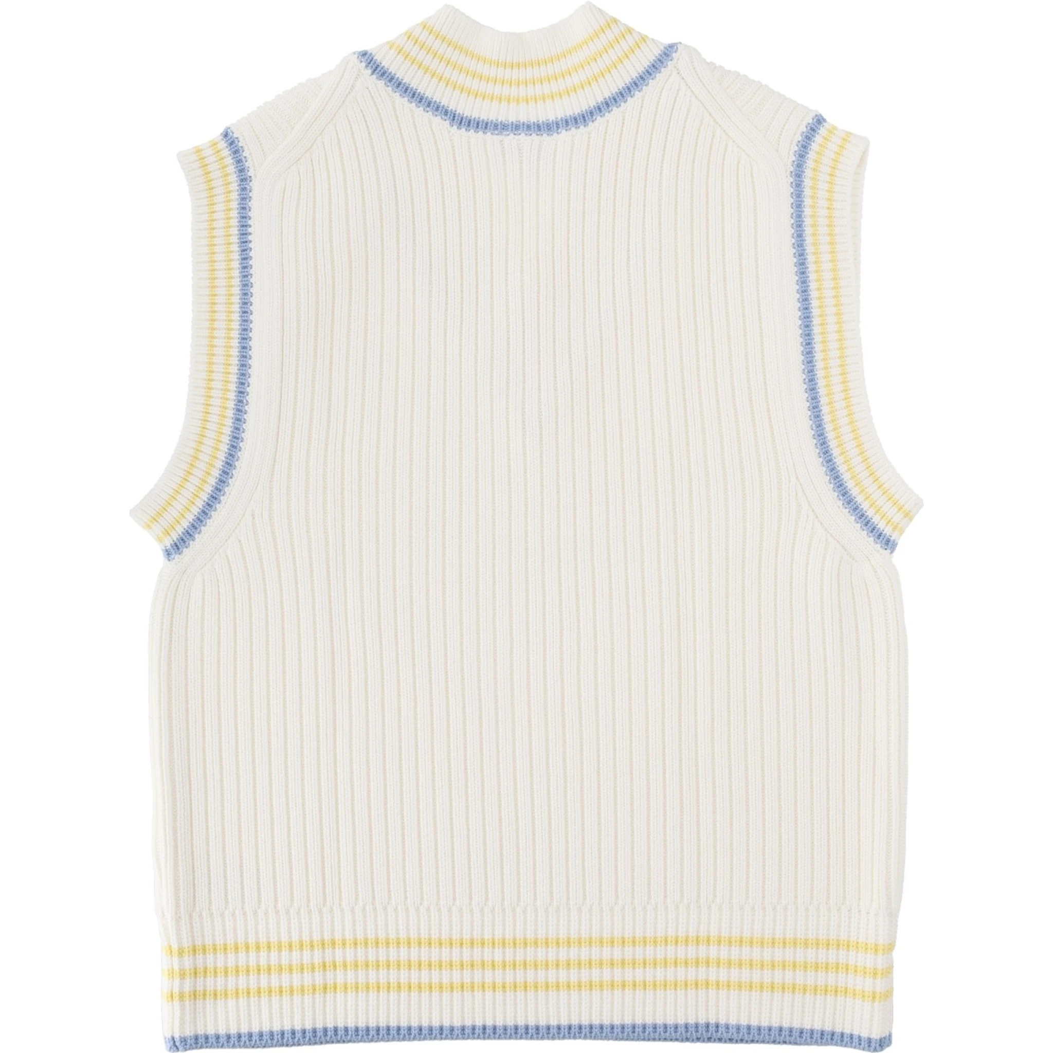 GILET IN MAGLIA CON LOGO