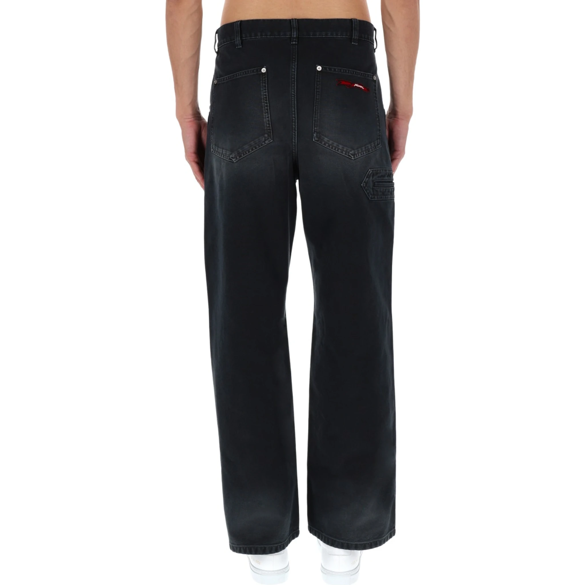 JEANS CON APPLICAZIONE LOGO