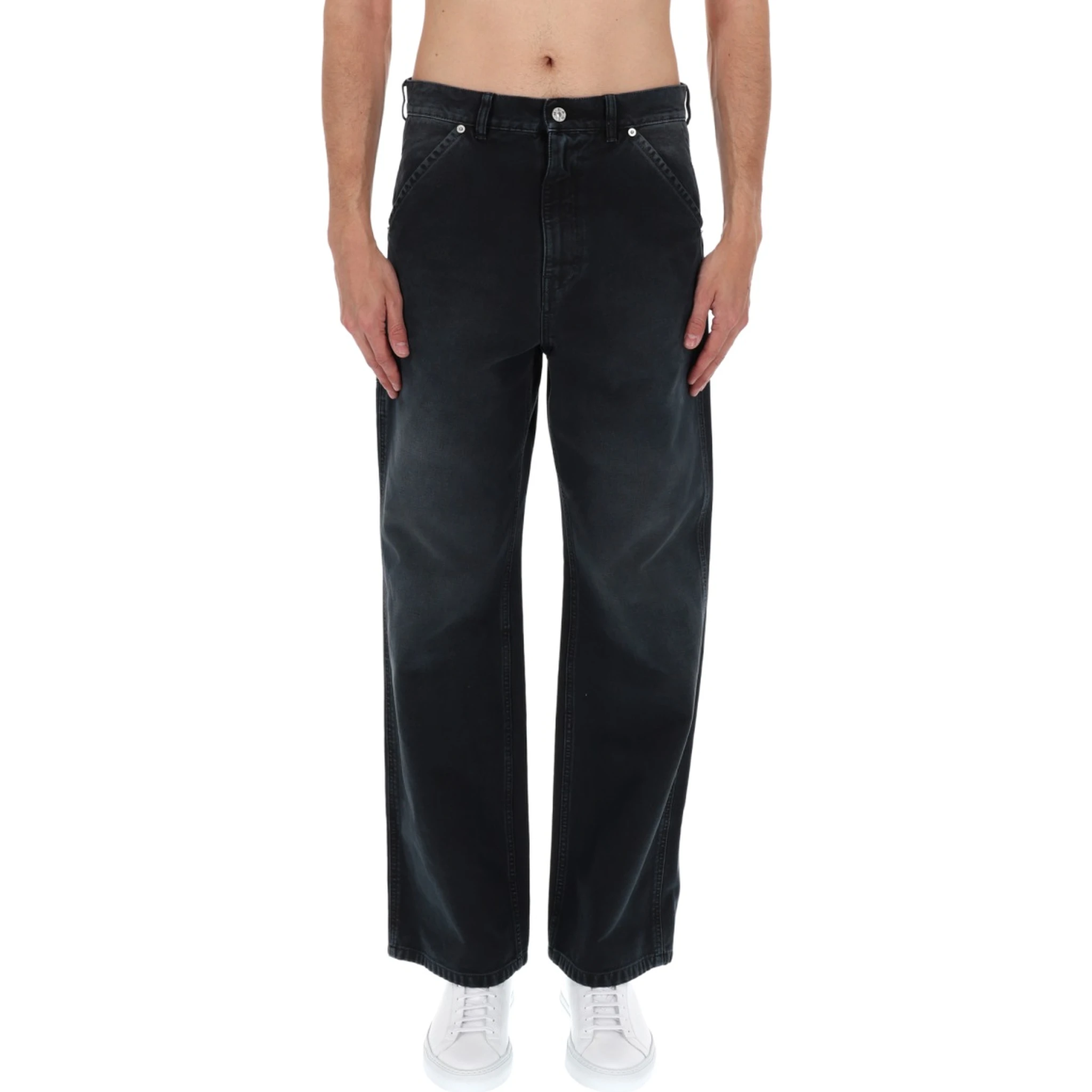 JEANS CON APPLICAZIONE LOGO