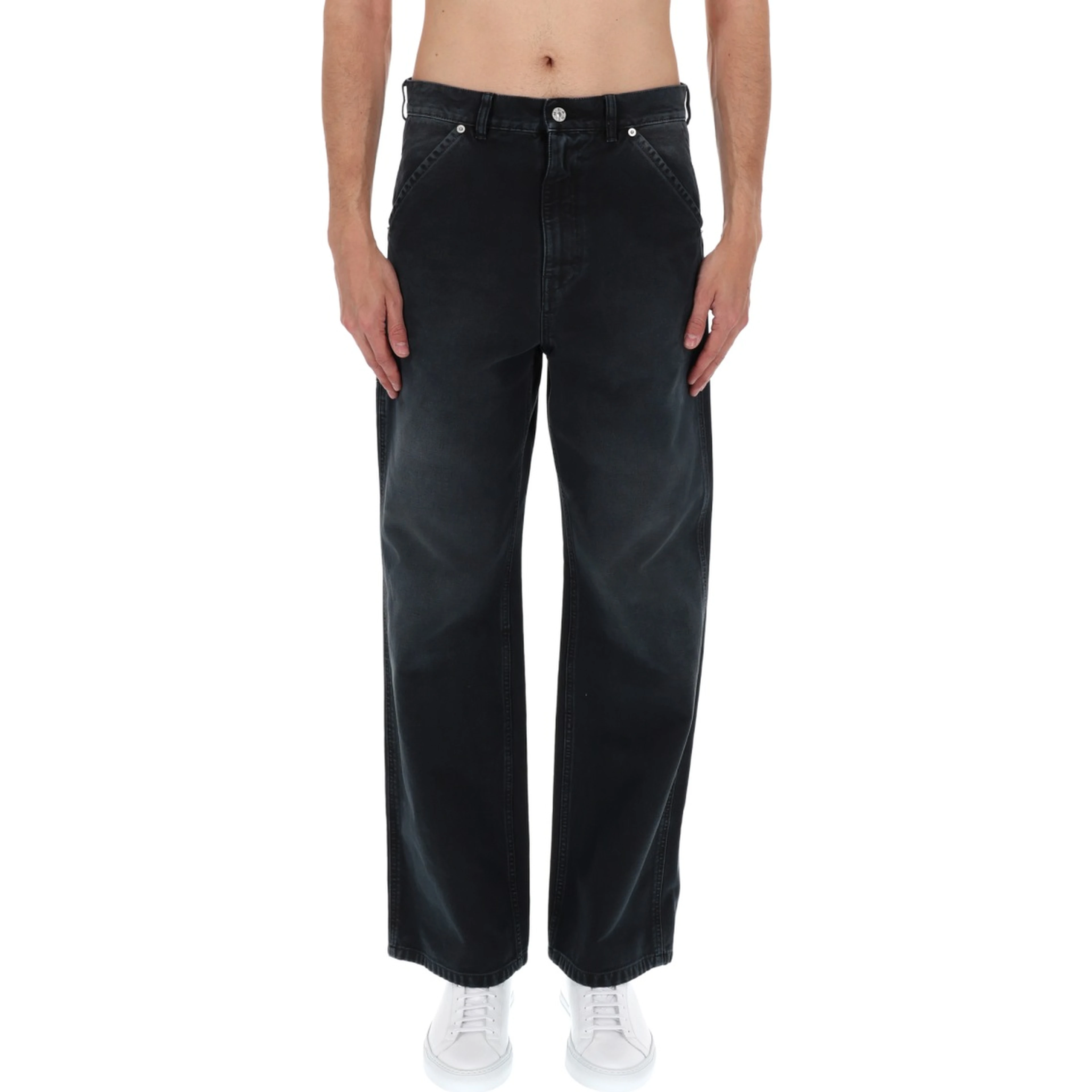 JEANS CON APPLICAZIONE LOGO