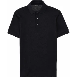 POLO IN COTONE E SETA