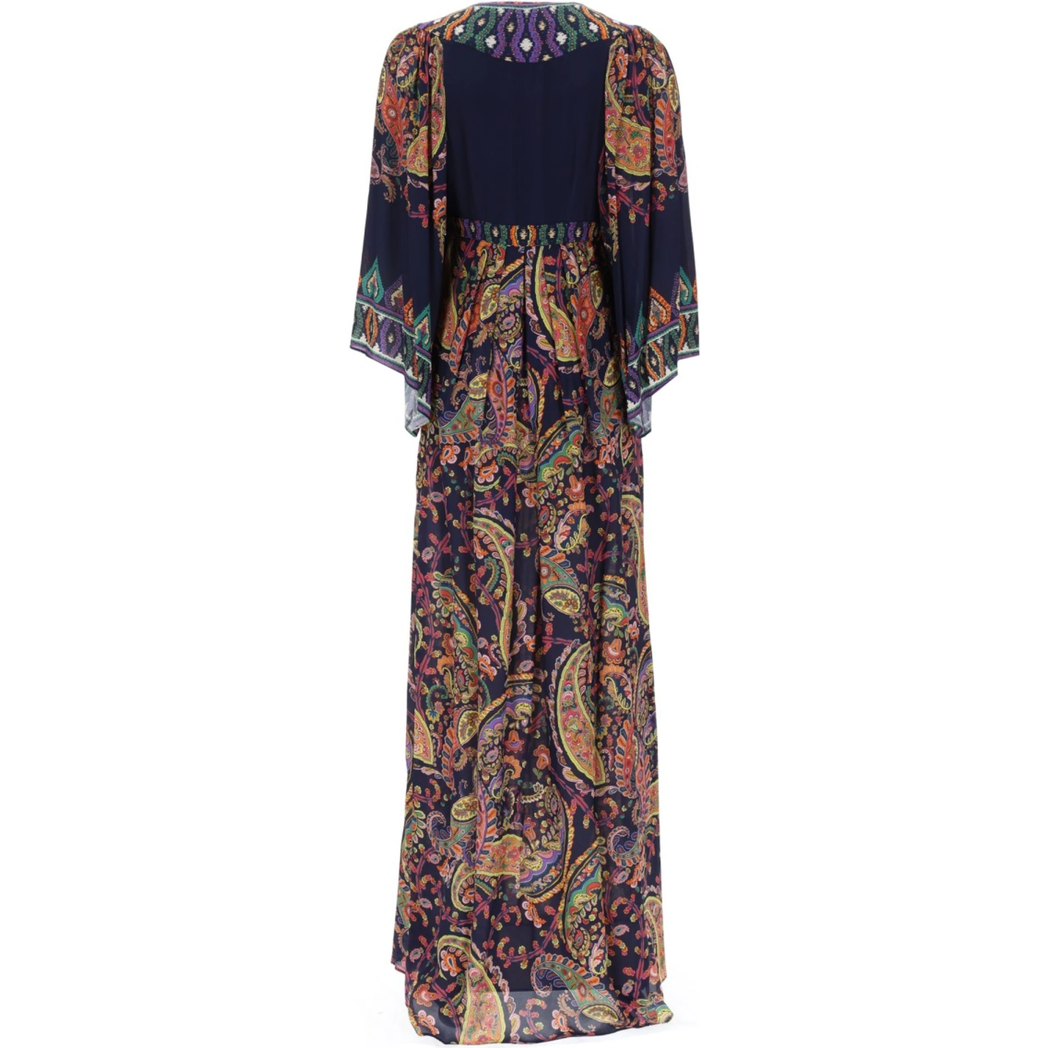 ABITO LUNGO CON STAMPA "PAISLEY"