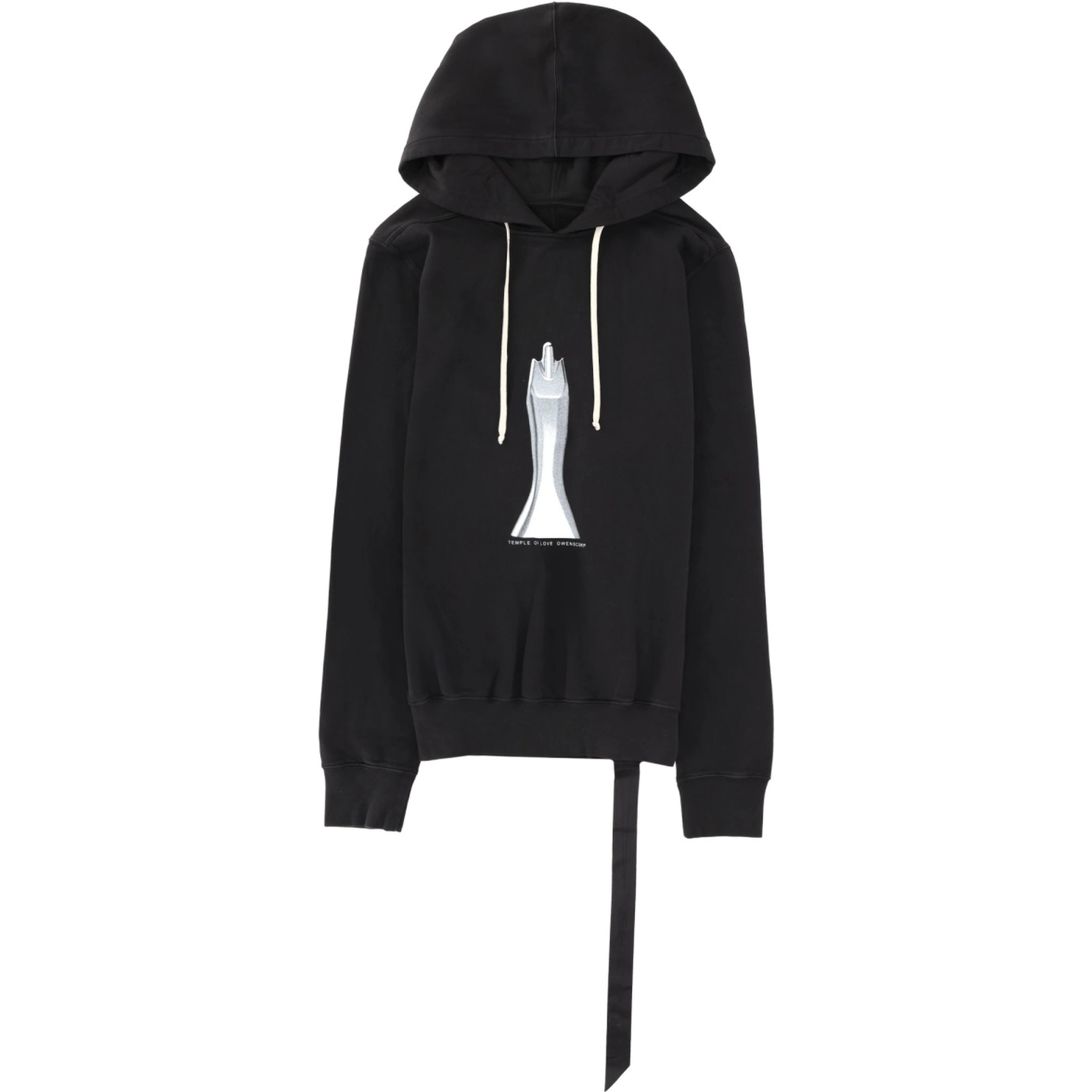 FELPA CON CAPPUCCIO OVERSIZE