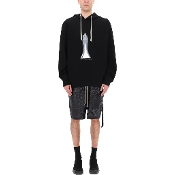 FELPA CON CAPPUCCIO OVERSIZE