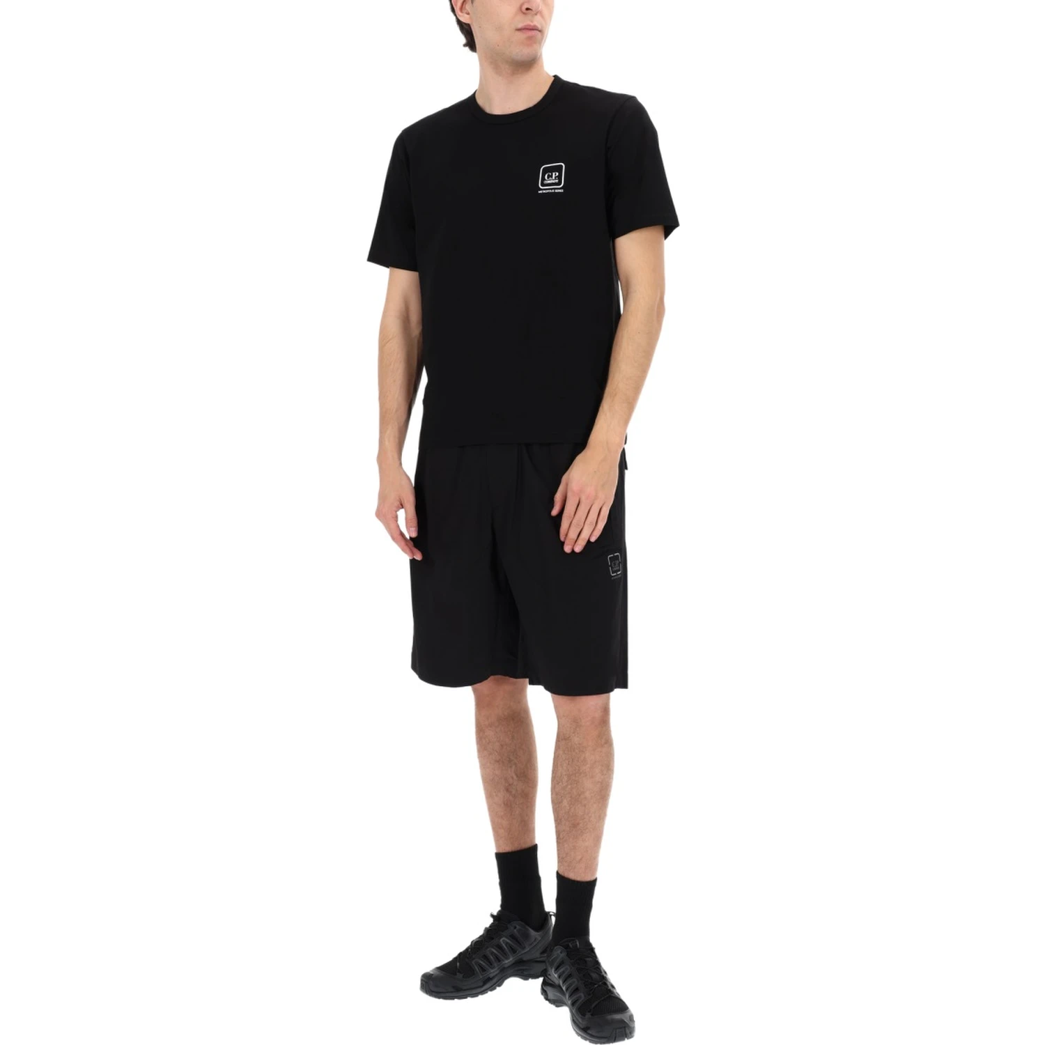SHORTS "METROPOLIS" CON LOGO