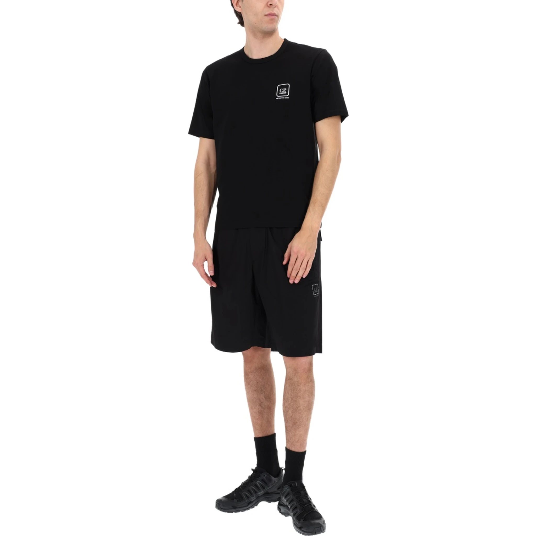 SHORTS "METROPOLIS" CON LOGO