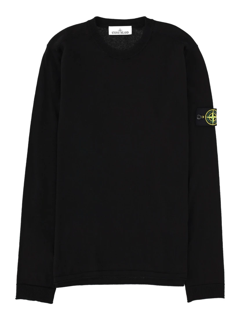 MAGLIA IN COTONE CON PATCH LOGO