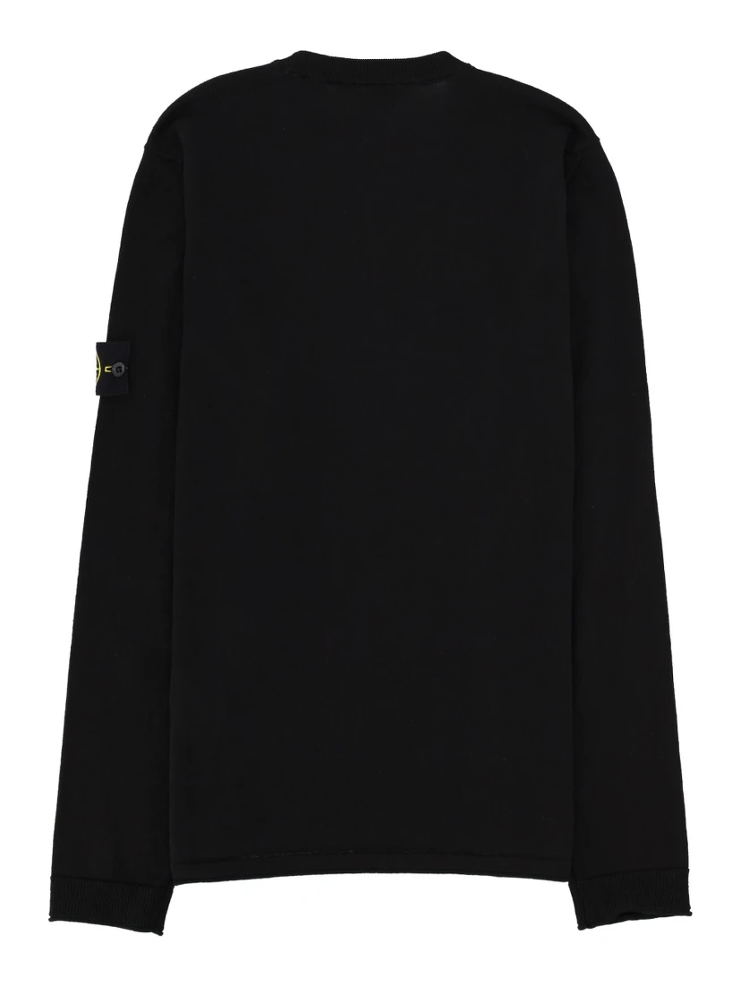 MAGLIA IN COTONE CON PATCH LOGO