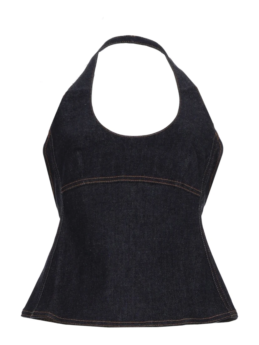 TOP "LAVOIR" IN DENIM