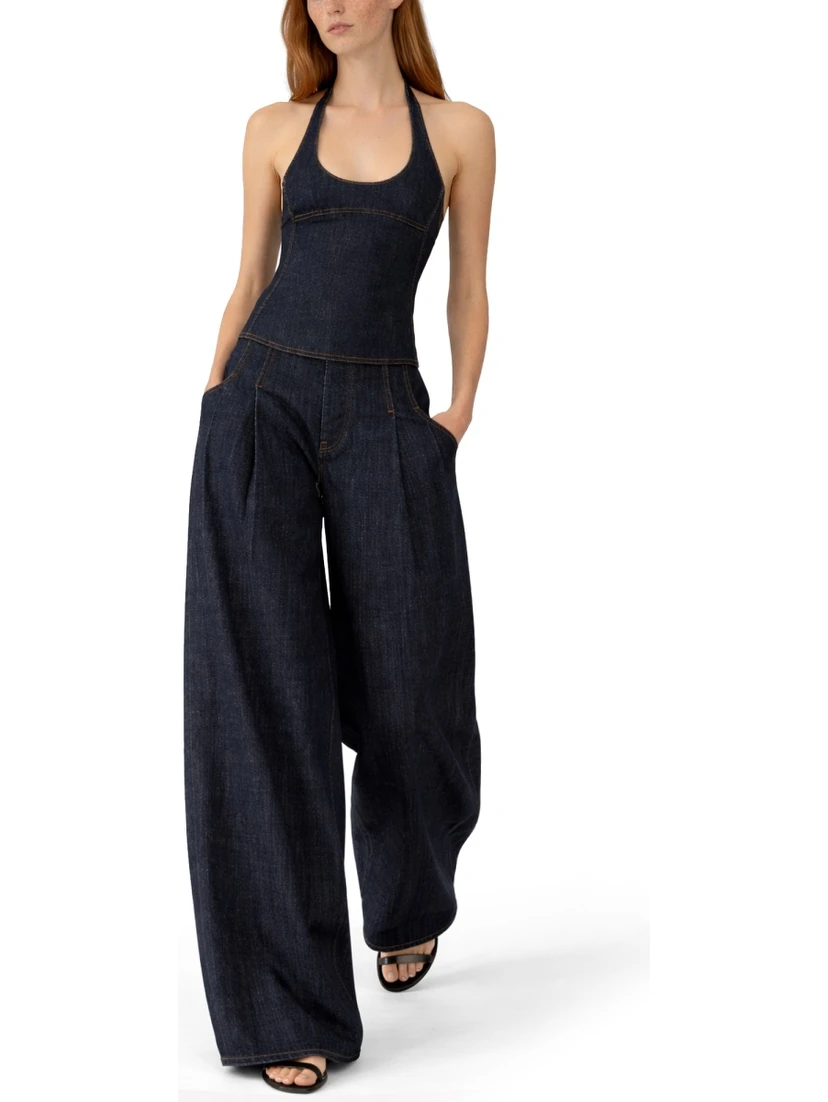 TOP "LAVOIR" IN DENIM