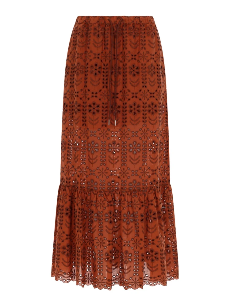 GONNA LUNGA TRAFORATA