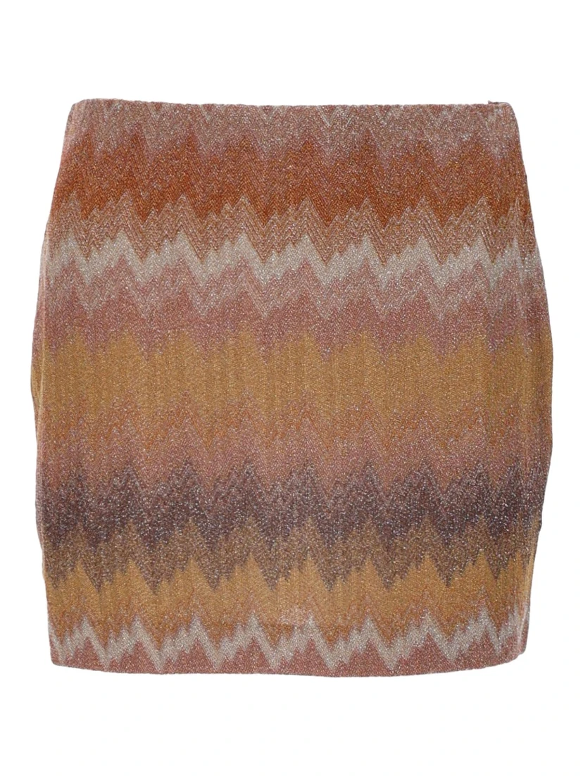 MINIGONNA CON MOTIVO "SNAKE"