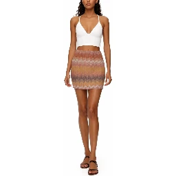 MINIGONNA CON MOTIVO "SNAKE"