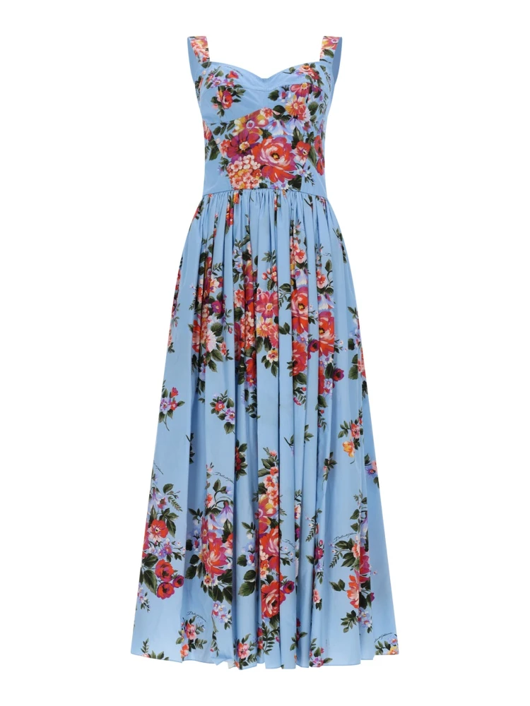 ABITO CON STAMPA "MAZZO DI FIORI"