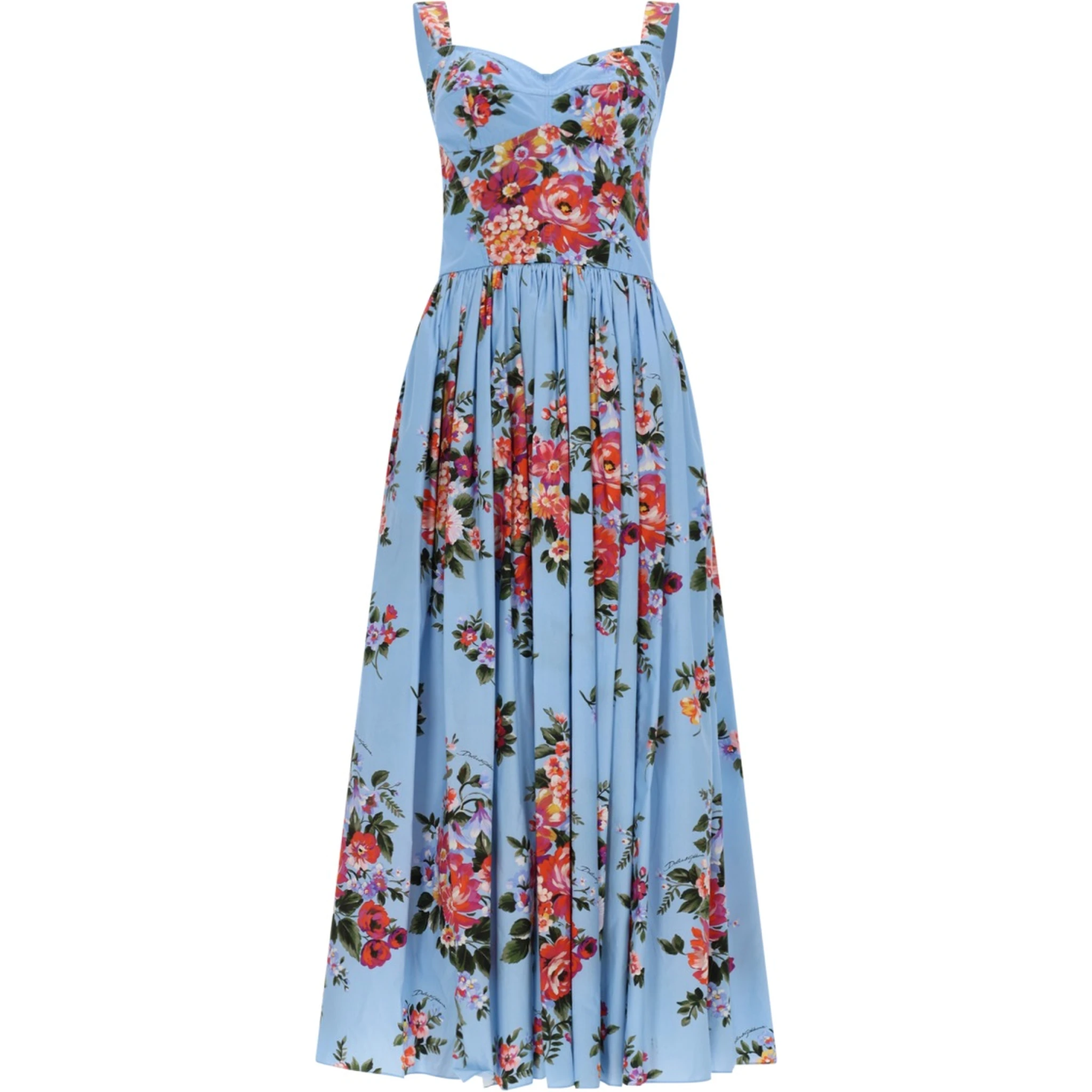 ABITO CON STAMPA "MAZZO DI FIORI"