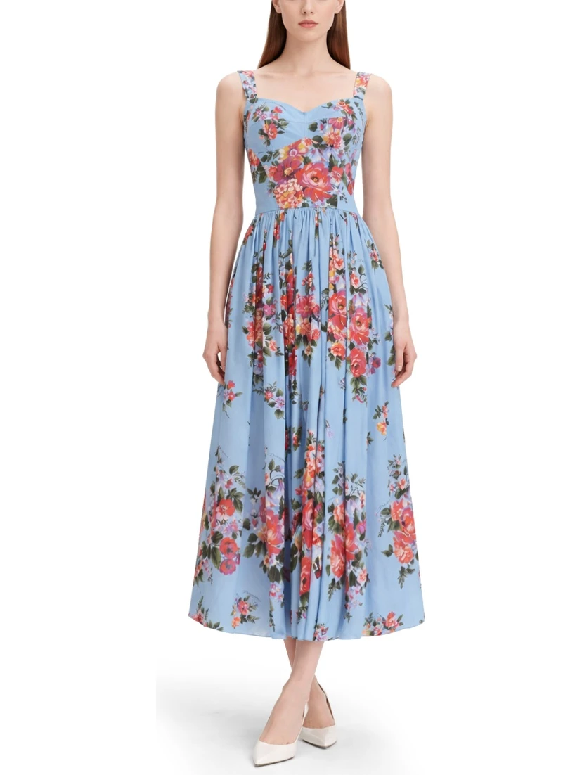 ABITO CON STAMPA "MAZZO DI FIORI"