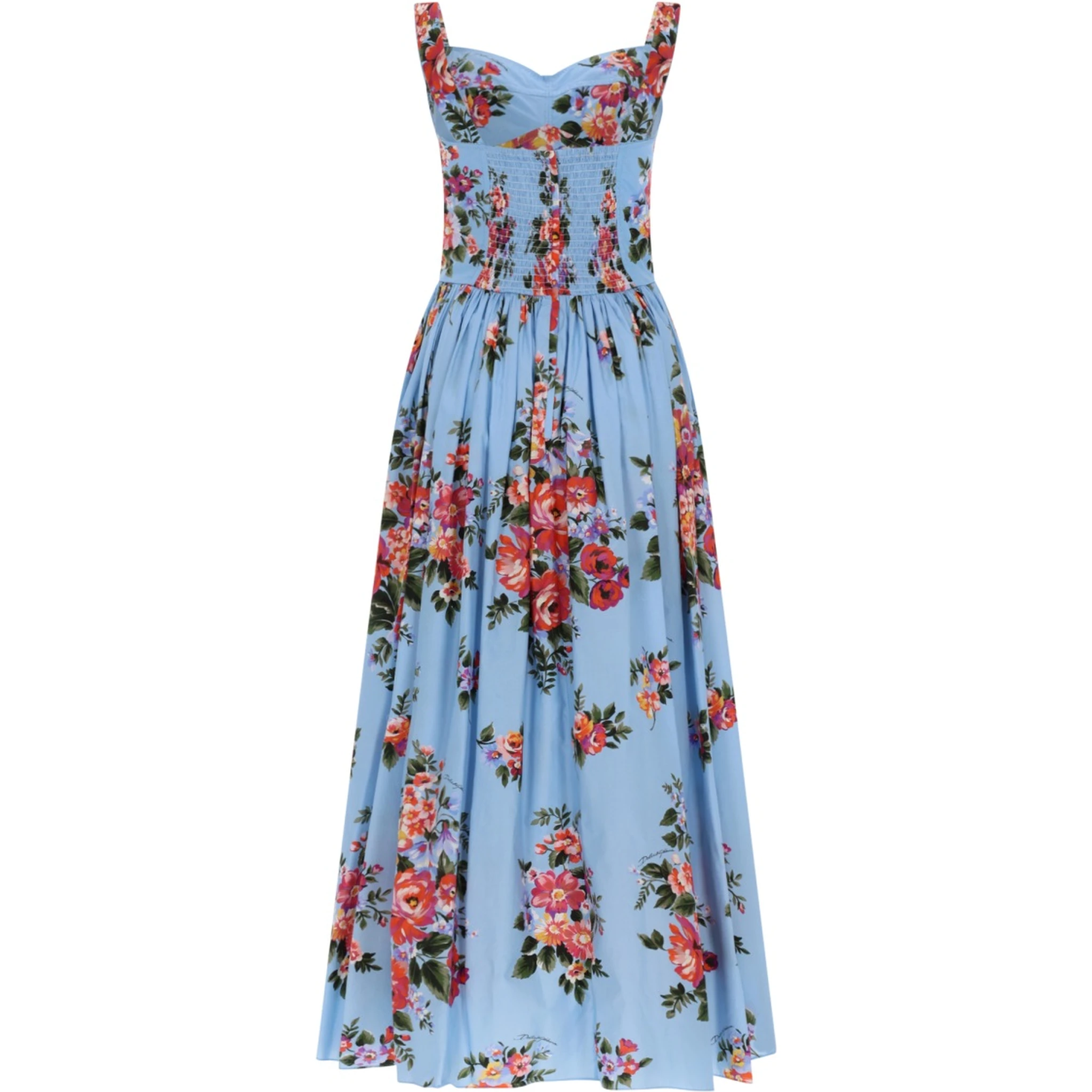 ABITO CON STAMPA "MAZZO DI FIORI"