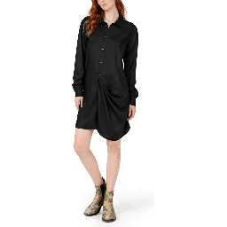 ABITO MIDI "TUXEDO DRAPE"