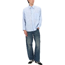 CAMICIA IN COTONE "CRINCKLE"