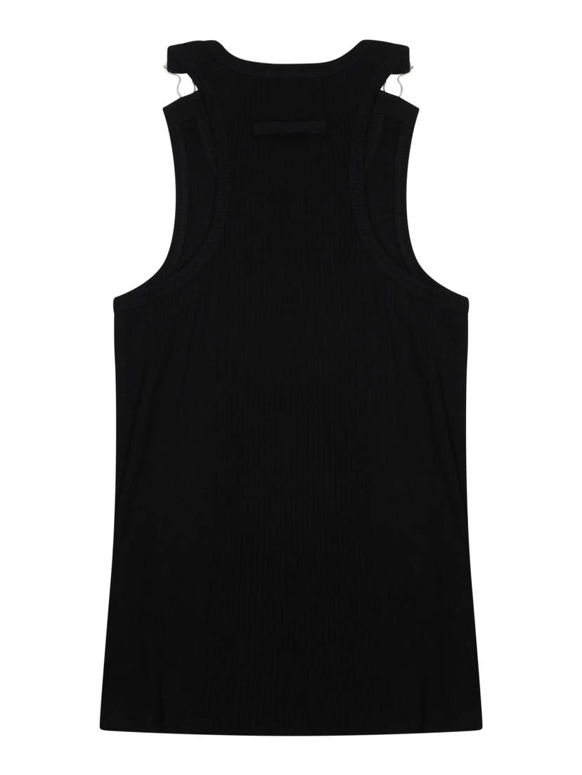 TOP SMANICATO CON GANCI