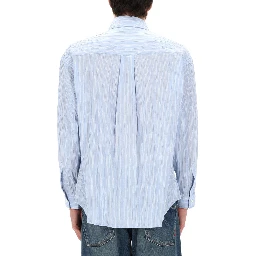 CAMICIA IN COTONE "CRINCKLE"