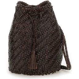 BORSA "POMPOM DOUBLE JUMP TAN"