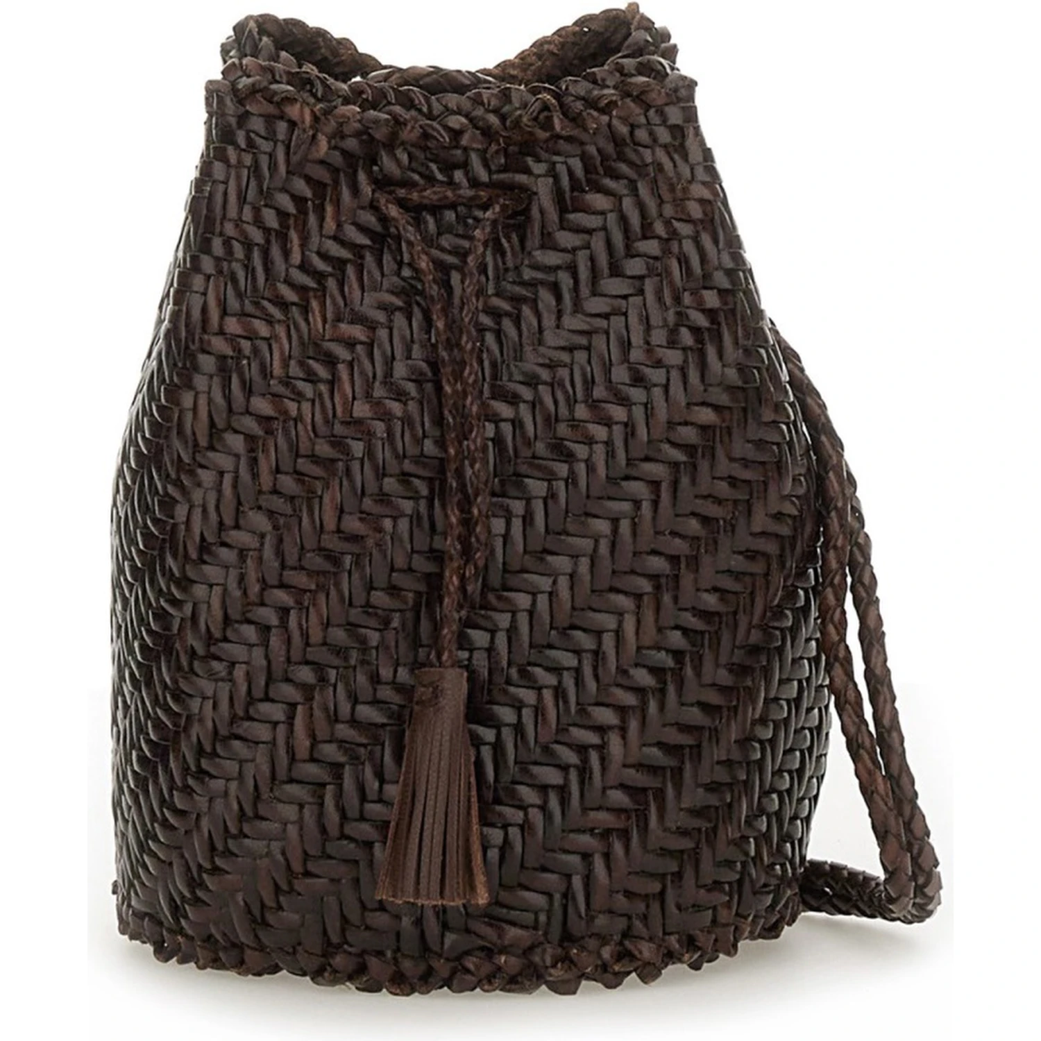 BORSA "POMPOM DOUBLE JUMP TAN"