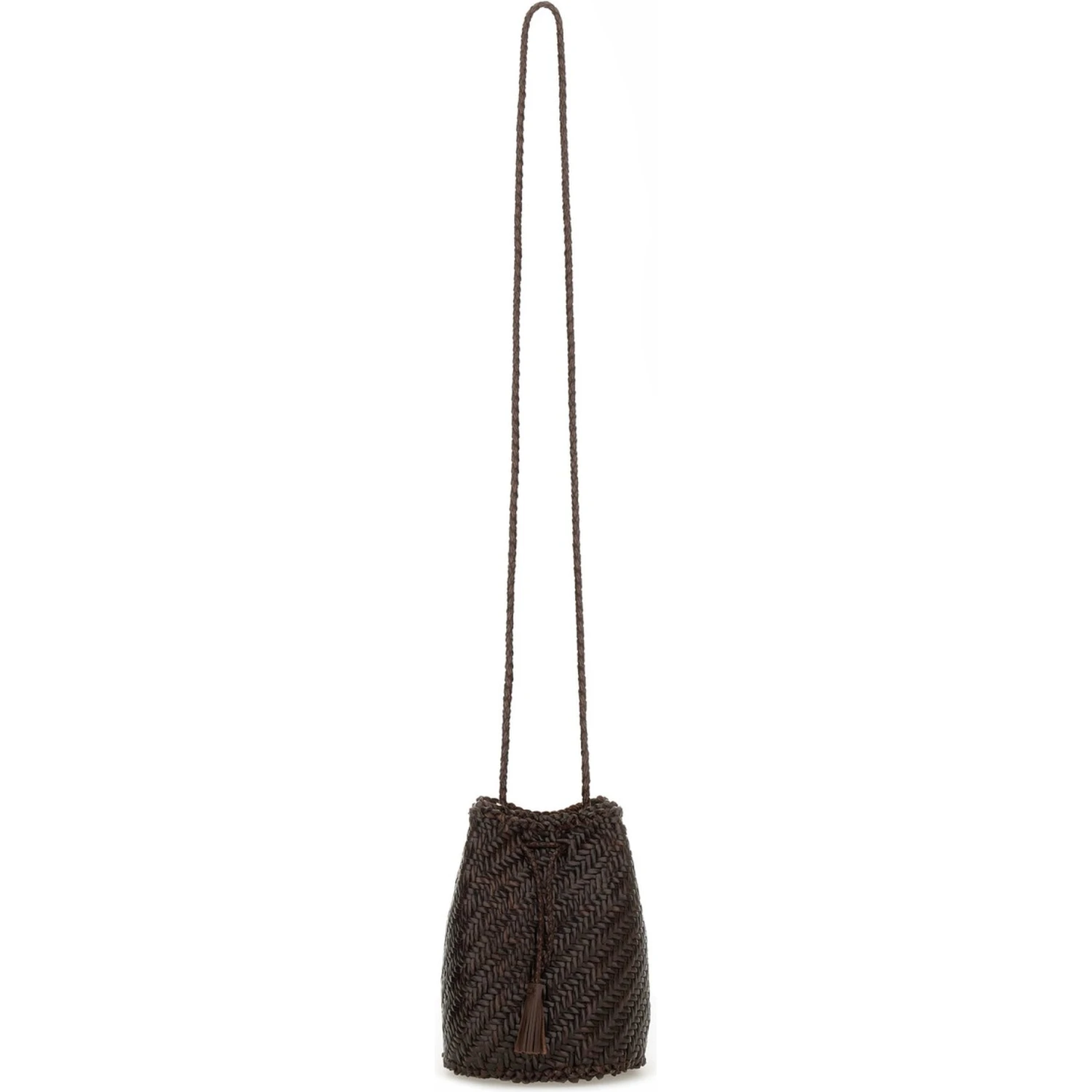BORSA "POMPOM DOUBLE JUMP TAN"