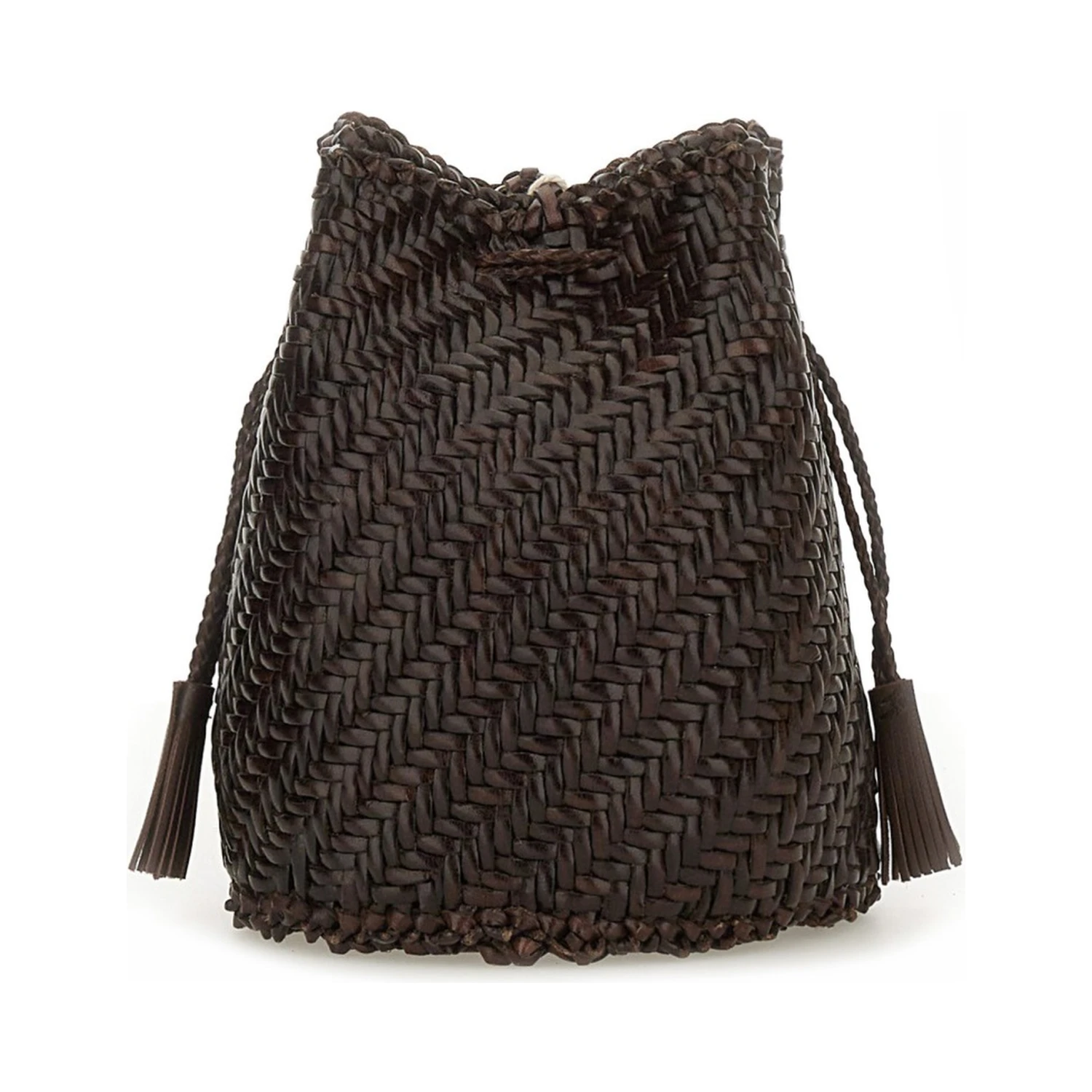 BORSA "POMPOM DOUBLE JUMP TAN"