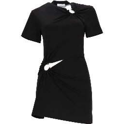 MINI ABITO CON DETTAGLI PIERCING