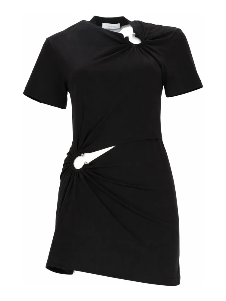 MINI ABITO CON DETTAGLI PIERCING