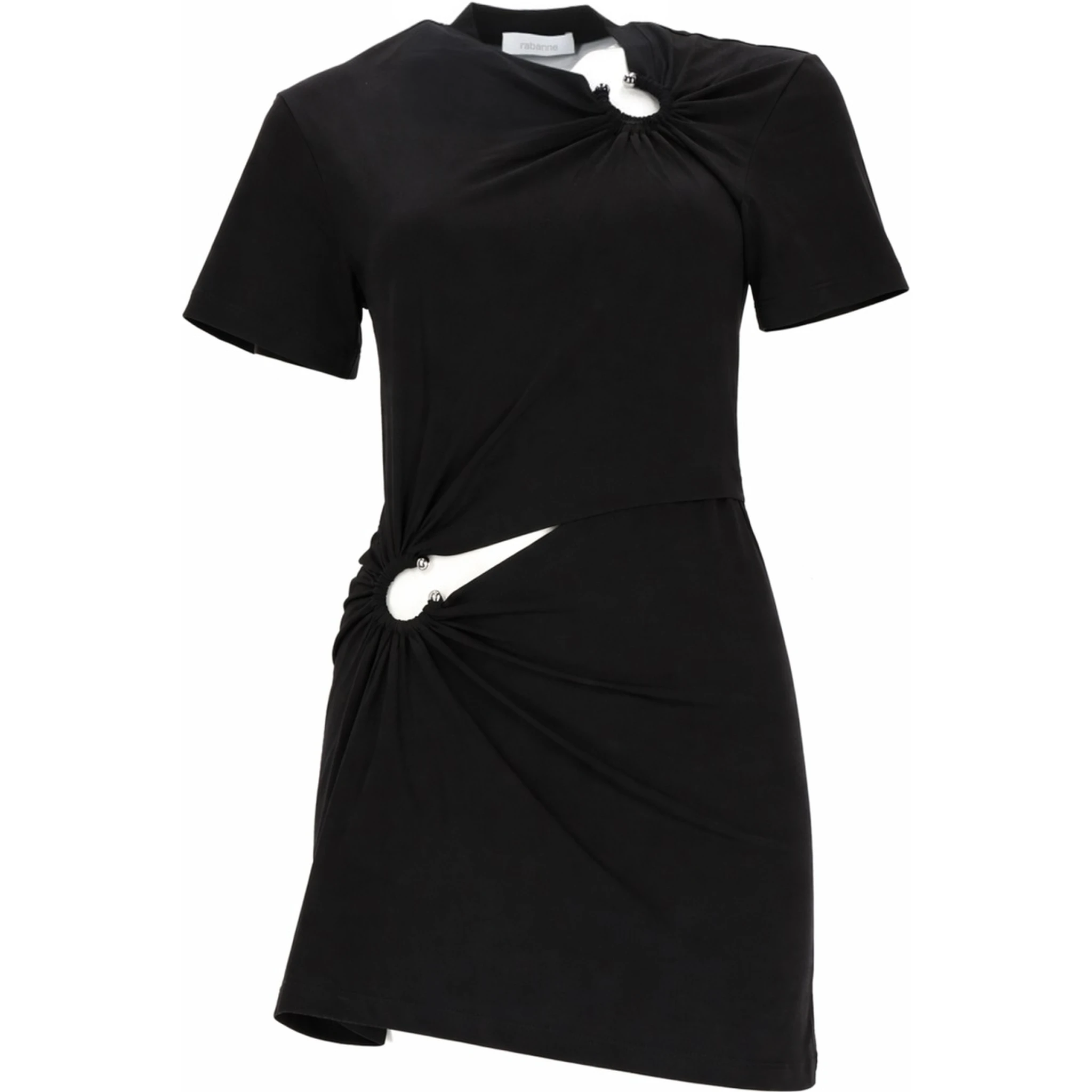 MINI ABITO CON DETTAGLI PIERCING