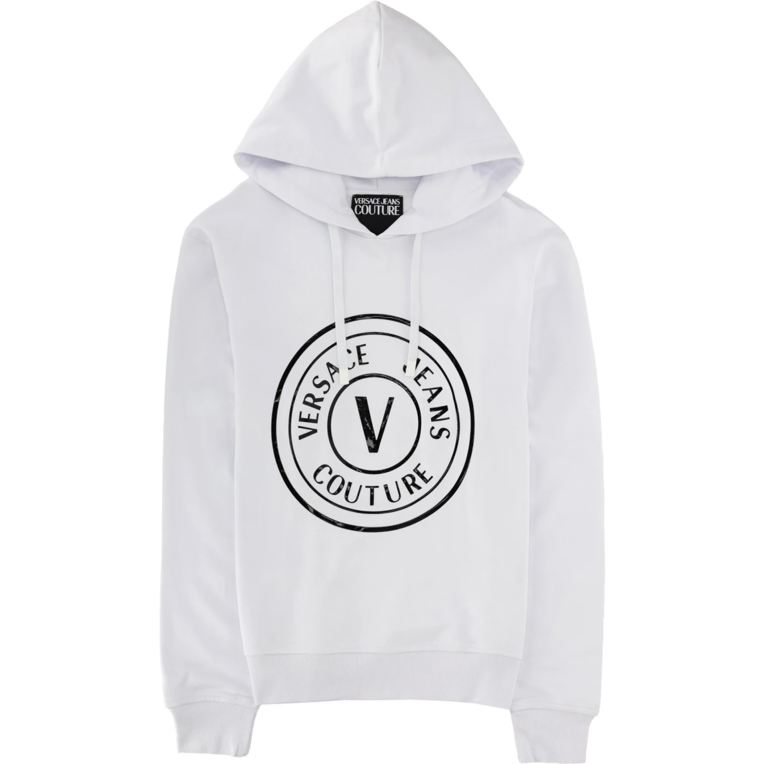 FELPA CON LOGO E CAPPUCCIO