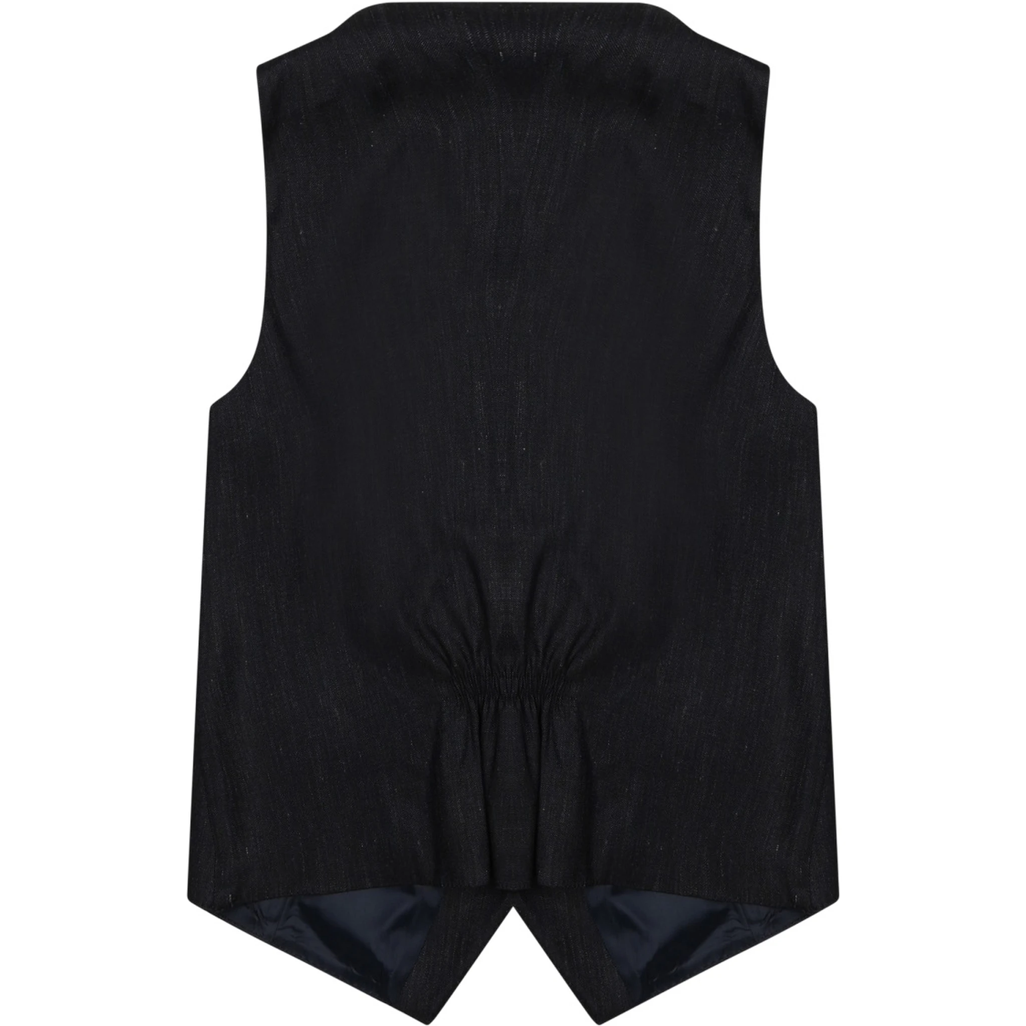 GILET IN LINO CON BOTTONI