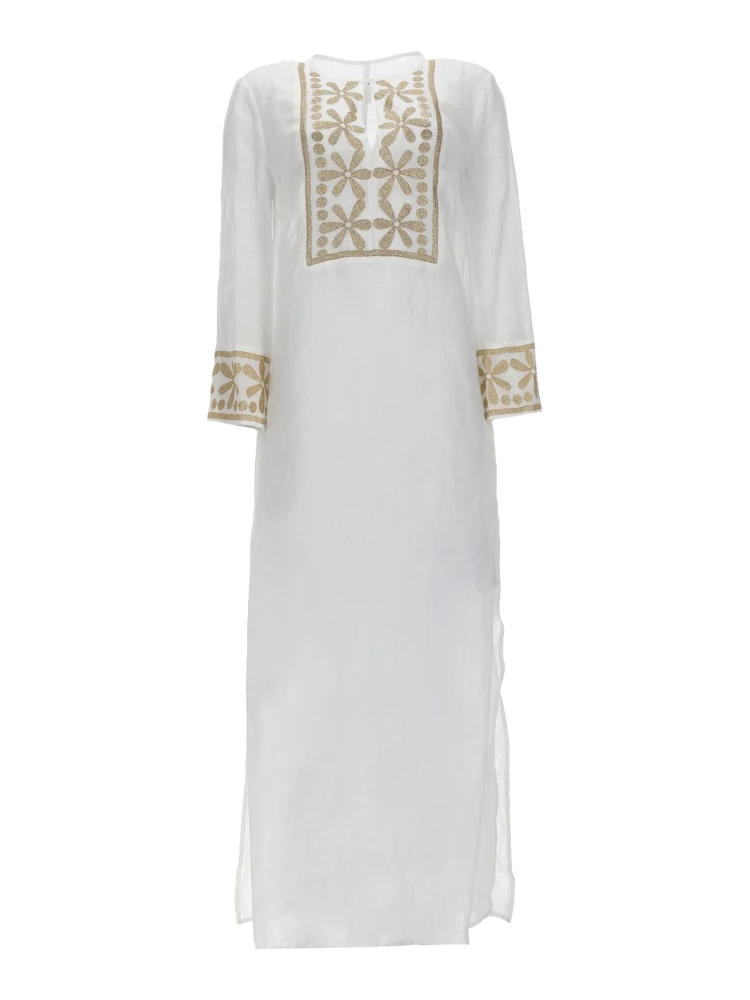 ABITO CON DECORAZONI FLOREALI