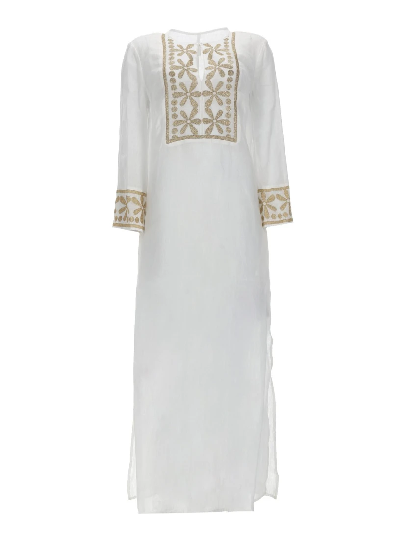 ABITO CON DECORAZONI FLOREALI