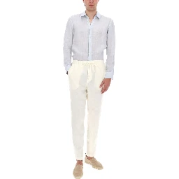 PANTALONE IN LINO CON COULISSE