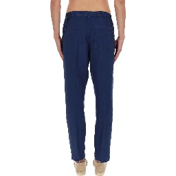 PANTALONE IN LINO CON COULISSE