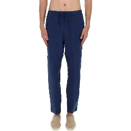PANTALONE IN LINO CON COULISSE