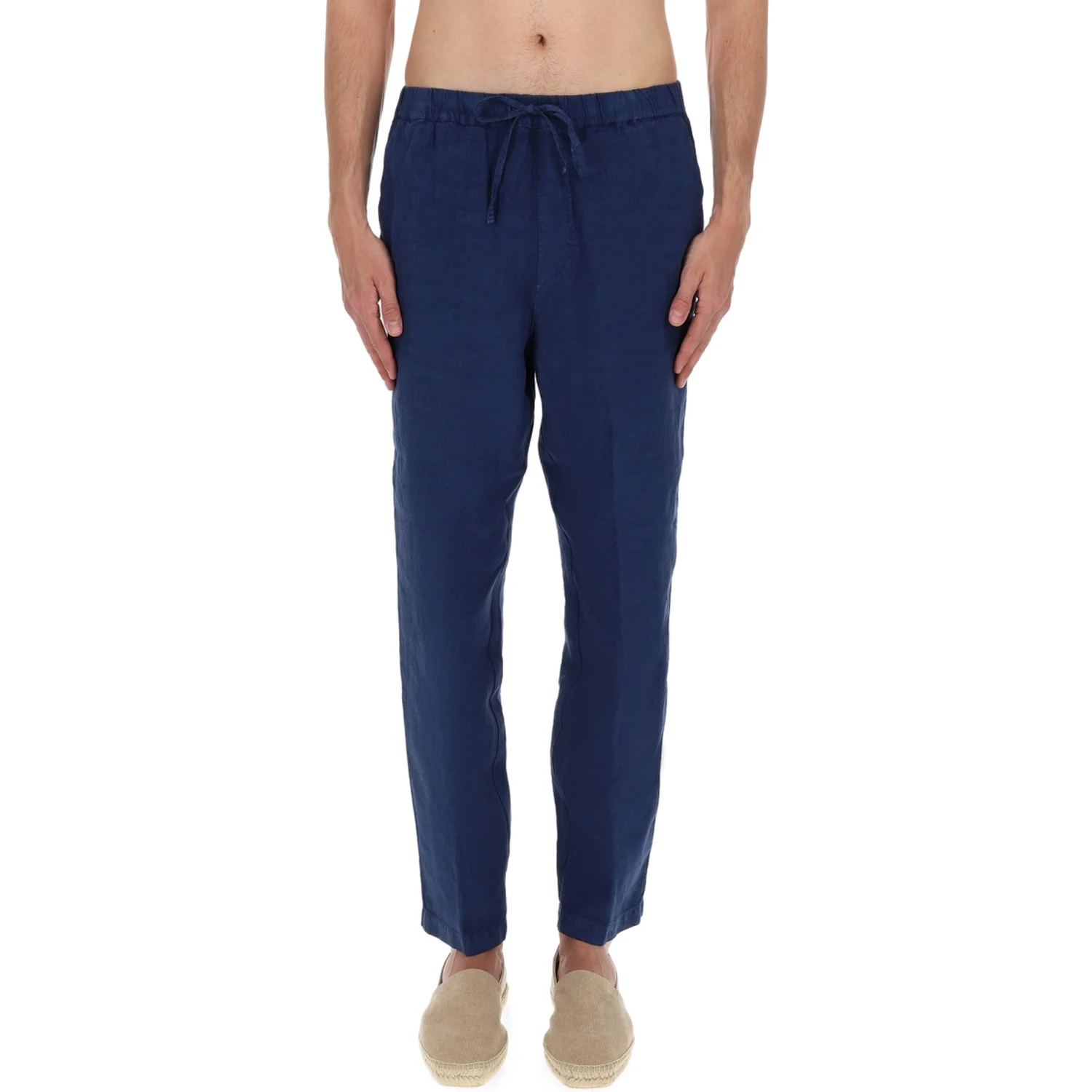 PANTALONE IN LINO CON COULISSE